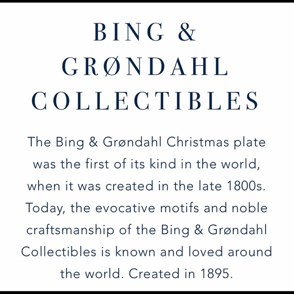 🎄🎁 Royal Copenhagen’s Bing & Grondahl Christmas Collector’s Plate - 1982 - Picture 5 of 5